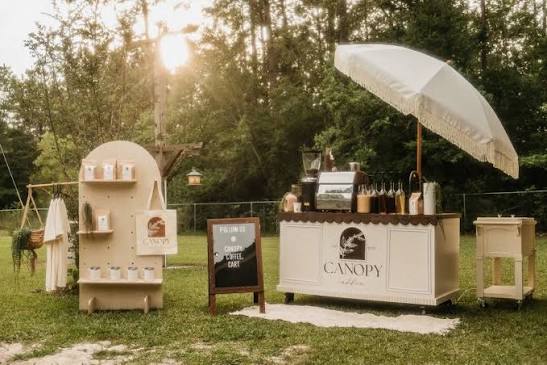 Canopy Coffee Cart